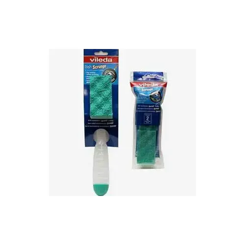 Multi-Use Sponge Dishwand, 3.9 in W Brush, 11 in L