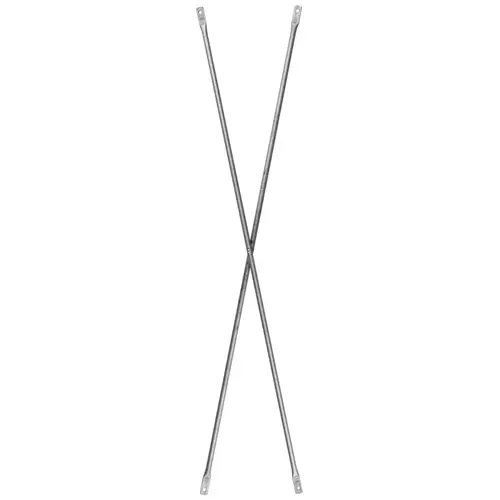 7 Ft. x 2 Ft. Galvanized Steel Scaffolding Cross Brace For Outriggers 7 Ft. x 2 Ft. Galvanized Steel Scaffolding Cross Brace For Outriggers