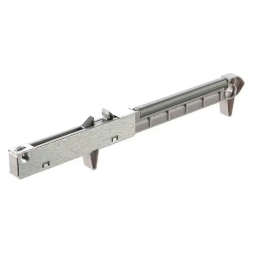 Drawer Slide, 22 lb, Side Mounting, 8-3/8 in L Rail, Plastic Gray