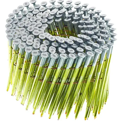 Nail, 3-1/4 in L, Steel, te, Full Round Head, Smooth Shank Gray - pack of 2400 Nail, 3-1/4 in L, Steel, te, Full Round Head, Smooth Shank Gray - pack of 2400