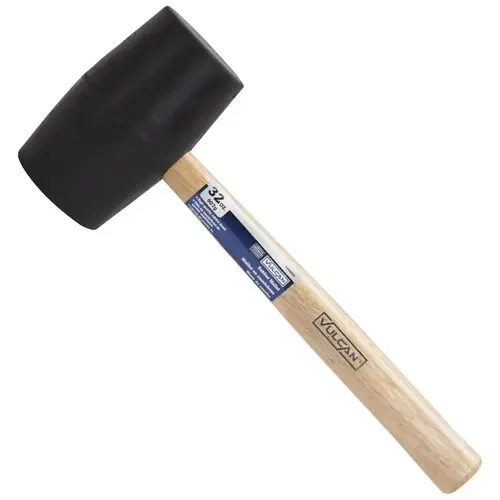 Mallet, 32 oz Head, Double-Faced Head, Rubber Head, 13-1/4 in OAL Mallet, 32 oz Head, Double-Faced Head, Rubber Head, 13-1/4 in OAL