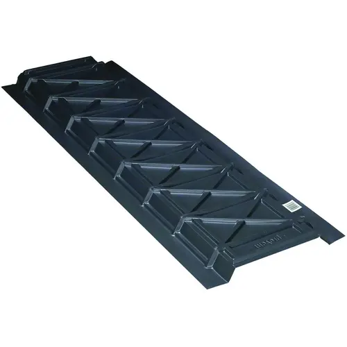 UPV14480 Roof Ventilator, 48 in OAL, 14 in OAW, 15 sq-in Net Free Ventilating Area, Plastic, Black