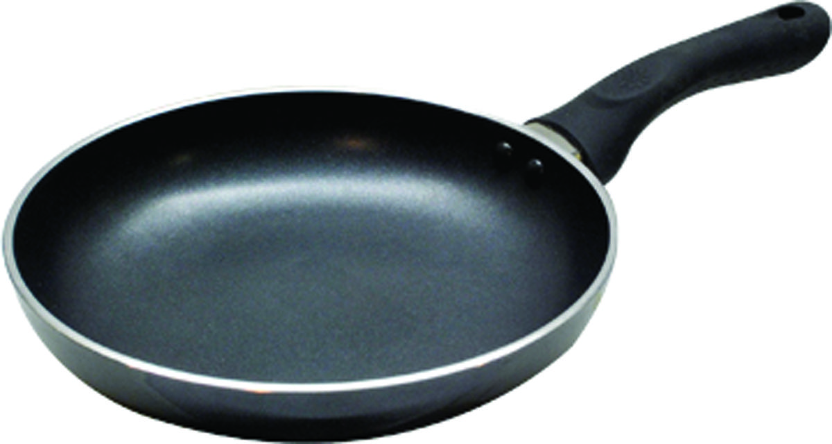 Ecolution EABK-5120 Artistry Series Fry Pan, 8 in Dia, Aluminum Pan, Black Pan, Hydrolon Pan, Stay-Cool Handle
