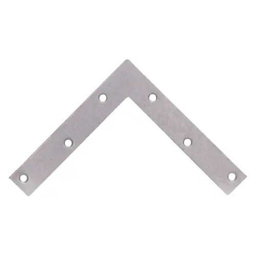 Corner Brace, 6 in L, 6 in W, 1 in H, Galvanized Steel, Galvanized, 2 mm Thick Material Corner Brace, 6 in L, 6 in W, 1 in H, Galvanized Steel, Galvanized, 2 mm Thick Material