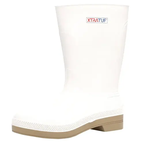 Shrimp Series 75136-M11 Boots, 11, M W, White, PVC Upper Pair