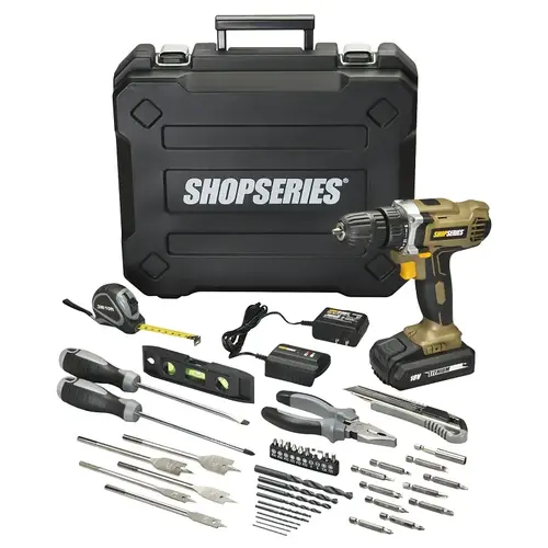 Drill Driver Kit, Battery Included, 18 V Drill Driver Kit, Battery Included, 18 V
