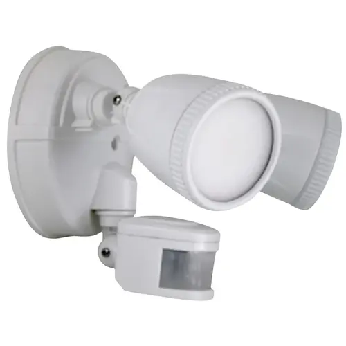 O-G1200M-PW Security Light, 110/240 V, 15 W, 1-Lamp, LED Lamp, Daylight Light, 1200 Lumens, 5000 K Color Temp