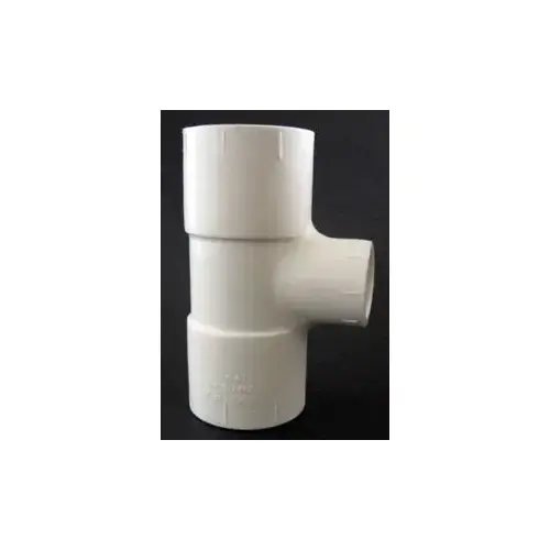 Pipe Tee, 1 x 1/2 in, Socket x Socket x FPT, PVC, White, SCH 40 Schedule, 150 psi Pressure Pipe Tee, 1 x 1/2 in, Socket x Socket x FPT, PVC, White, SCH 40 Schedule, 150 psi Pressure