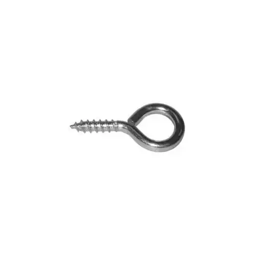 Screw Eye, 5/64 in Dia Wire, 5/8 in OAL, Steel, Zinc - pack of 14 Screw Eye, 5/64 in Dia Wire, 5/8 in OAL, Steel, Zinc - pack of 14