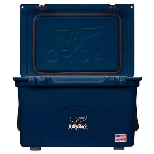 Cooler, 40 qt Cooler, Navy, Up to 10 days Ice Retention