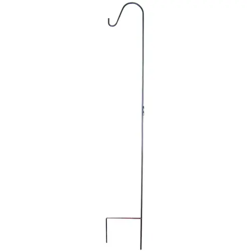 Shepherd Hook, 12 in L, 84 in H, Steel, Matte Hammertone Bronze