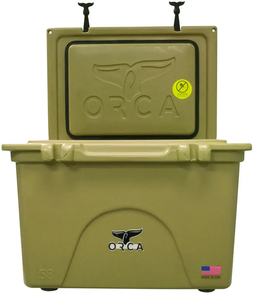ORCA ORCT058 Cooler, 58 qt Cooler, Tan, Up to 10 days Ice