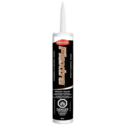 Flextra Thermoplastic Sealant, Cement Gray, -22 to 100 deg F, 300 mL Cartridge