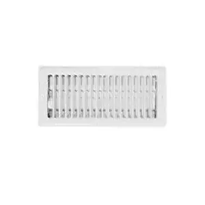 IMPERIAL RG0133 Ceiling Register, 5-1/4 in L, 11-1/4 in W, Steel, White