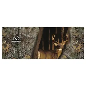 RealTree RT-TG-WT-XT Tailgate Decal, Whitetail with Xtra Camo, Vinyl Adhesive