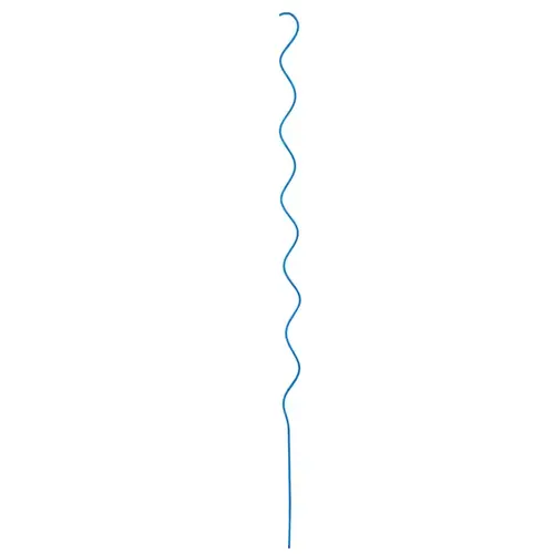 MIDWEST AIR TECHNOLOGY Twisted Garden Stake, 60 in L, Steel, Blue, Powder-Coated MIDWEST AIR TECHNOLOGY Twisted Garden Stake, 60 in L, Steel, Blue, Powder-Coated
