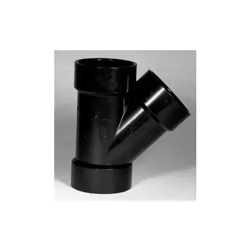 Pipe Wye, 1-1/4 in, Hub, ABS, SCH 40 Schedule Pipe Wye, 1-1/4 in, Hub, ABS, SCH 40 Schedule