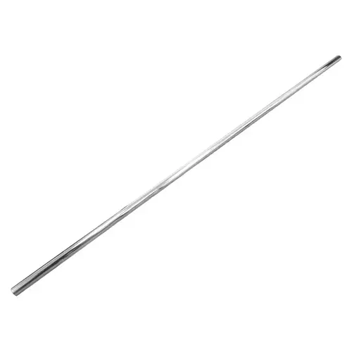 Round Closet Rod, 1-5/16 in Dia, 72 in L, Steel, Chrome Round Closet Rod, 1-5/16 in Dia, 72 in L, Steel, Chrome