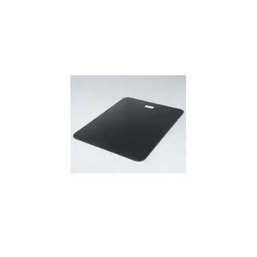 Stove Board, 48 in L, 40 in W, Steel, Black Pebble
