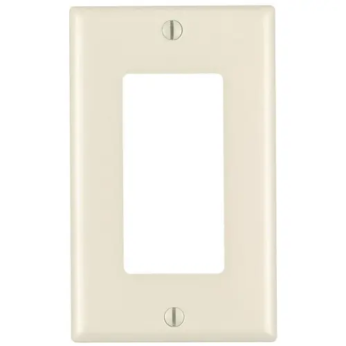 80401-M26-TMP Wallplate Pack, 4-1/2 in L, 2-3/4 in W, 1 -Gang, Plastic, Light Almond - pack of 10 80401-M26-TMP Wallplate Pack, 4-1/2 in L, 2-3/4 in W, 1 -Gang, Plastic, Light Almond - pack of 10