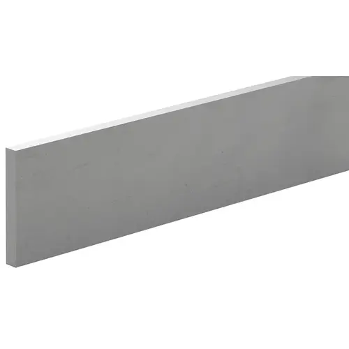 Mekano Series Flat Bar, 3/4 in W, 36 in L, 1/8 in Thick, Aluminum, 6061-T6 Grade