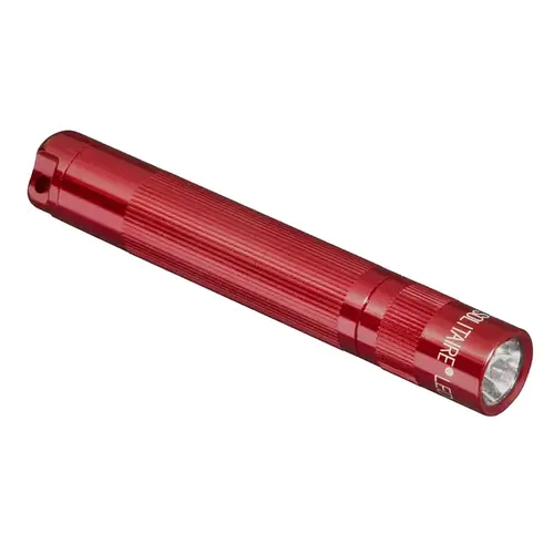 Solitaire Series Flashlight, AAA Battery, Alkaline Battery, LED Lamp, 47 Lumens Lumens, Adjustable Beam Red