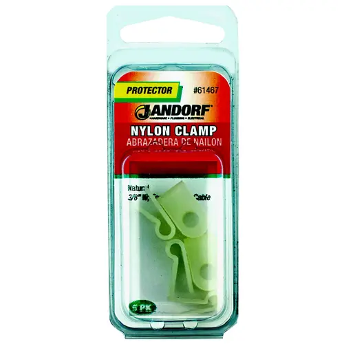 Cable Clamp, Nylon, Natural Cable Clamp, Nylon, Natural