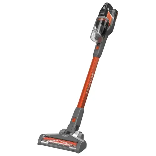 POWERSERIES Cordless Stick Vacuum Cleaner, 0.65 L Vacuum, 20 V Battery, Lithium-Ion Battery Orange POWERSERIES Cordless Stick Vacuum Cleaner, 0.65 L Vacuum, 20 V Battery, Lithium-Ion Battery Orange