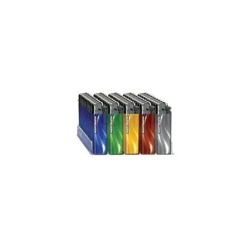Mighty Match Pocket Lighter, Blue/Green/Orange/Purple/Yellow - pack of 50