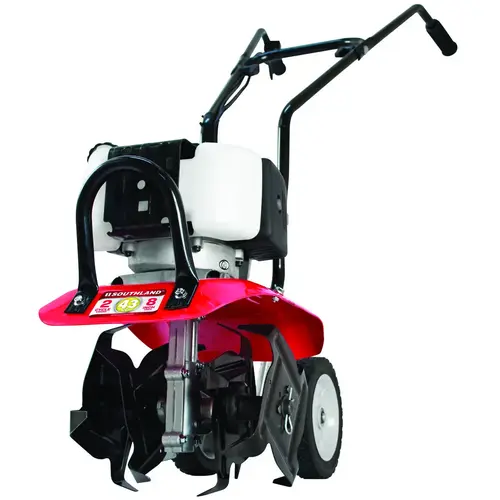 Powered Cultivator, Unleaded Gas, 43 cc Engine Displacement, 2-Cycle Engine, 5 in Max Tilling D Powered Cultivator, Unleaded Gas, 43 cc Engine Displacement, 2-Cycle Engine, 5 in Max Tilling D