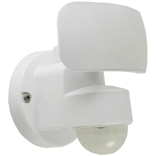 Security Light, 110/240 V, 15 W, 1-Lamp, LED Lamp, Daylight Light, 1400 Lumens, Plastic Fixture Security Light, 110/240 V, 15 W, 1-Lamp, LED Lamp, Daylight Light, 1400 Lumens, Plastic Fixture