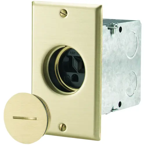 Floor Box Receptacle, 2 -Pole, 125 V, 15 A Floor Box Receptacle, 2 -Pole, 125 V, 15 A