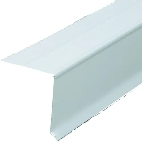 Roof Edge and Trim, 10 ft L, White - pack of 25 Roof Edge and Trim, 10 ft L, White - pack of 25