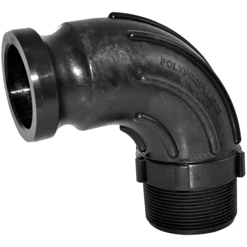 300FSWP90 90 Deg Sweep Hose Elbow, 3 in, Male Adapter x MNPT, Plastic 300FSWP90 90 Deg Sweep Hose Elbow, 3 in, Male Adapter x MNPT, Plastic