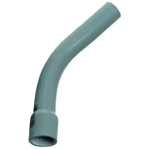 Conduit Elbow, 45 deg Angle, PVC, Gray - pack of 3