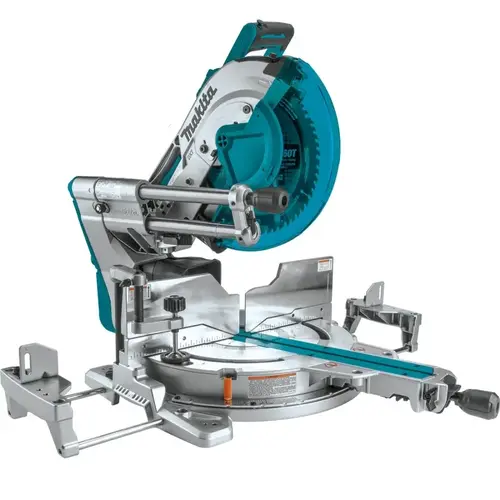 LXT Miter Saw with Laser, Battery, 12 in Dia Blade, 4400 rpm Speed, 0 to 60 deg Max Miter Angle Teal LXT Miter Saw with Laser, Battery, 12 in Dia Blade, 4400 rpm Speed, 0 to 60 deg Max Miter Angle Teal