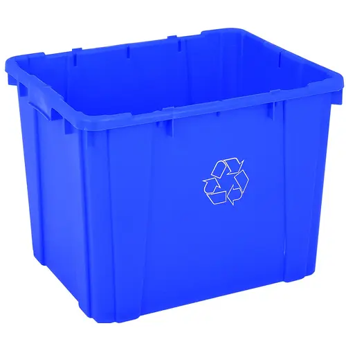 5914-1 Curbside Recycling Bin, 14 gal Capacity, Plastic, Blue 5914-1 Curbside Recycling Bin, 14 gal Capacity, Plastic, Blue