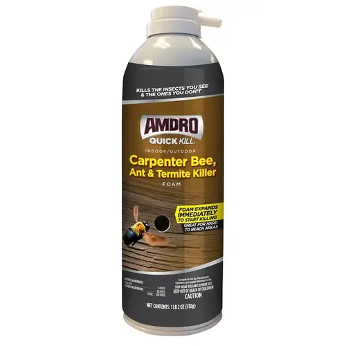 Quick Kill 18 Oz. Foaming Aerosol Spray Carpenter Bee, Ant, & Termite Killer