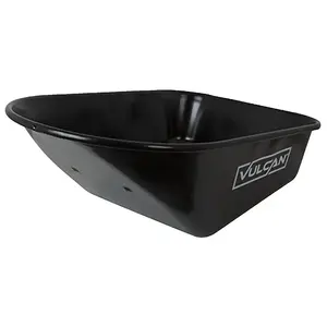 Vulcan 34886 Wheelbarrow Tray, Steel Black