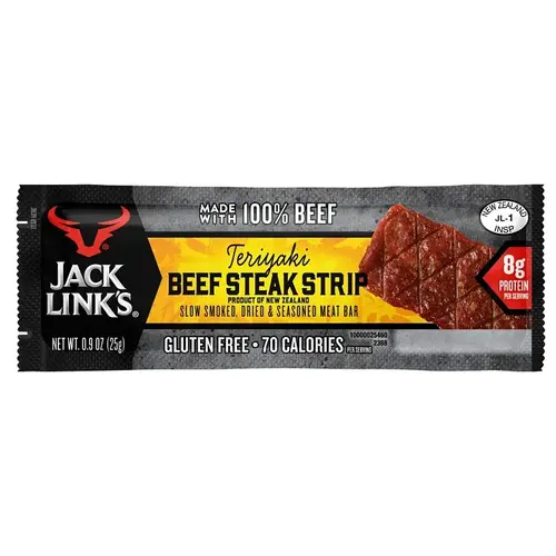 10000021185 Beef Steak Strip, Teriyaki Flavor, 0.9 oz Pack 10000021185 Beef Steak Strip, Teriyaki Flavor, 0.9 oz Pack