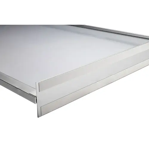 Countertop Sneeze Guard, Acrylic/Aluminum, Clear