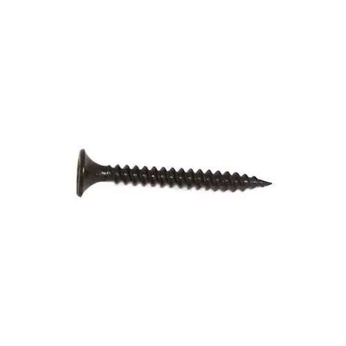 Screw, #6-9 Thread, 2 in L, Coarse Thread, Bugle, Flat Head, Phillips Drive, Type W Point, Steel, 350 BX Black Phosphate - pack of 350 Screw, #6-9 Thread, 2 in L, Coarse Thread, Bugle, Flat Head, Phillips Drive, Type W Point, Steel, 350 BX Black Phosphate - pack of 350