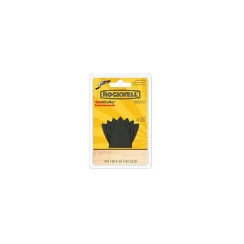 Finger Sanding Sheet, 7.7 in L - pack of 20 Finger Sanding Sheet, 7.7 in L - pack of 20