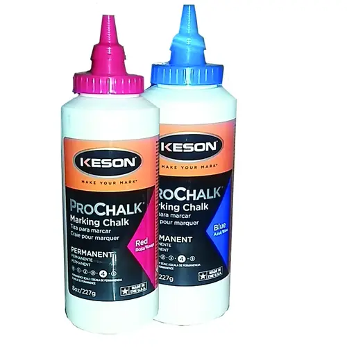 PROCHALK Series Marking Chalk Refill, Red, Permanent PROCHALK Series Marking Chalk Refill, Red, Permanent