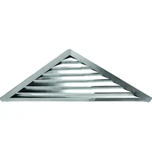 LOMANCO 907W ol Adjustable Louver, Aluminum, White, Roof Installation