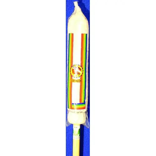 Twine Wet Mop, 24 oz, White, Lacquered Handle Twine Wet Mop, 24 oz, White, Lacquered Handle
