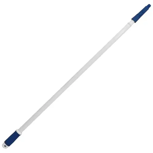 Telescopic Pole, 6 ft Max Pole L, Threaded, Steel Pole, Blue/White Telescopic Pole, 6 ft Max Pole L, Threaded, Steel Pole, Blue/White