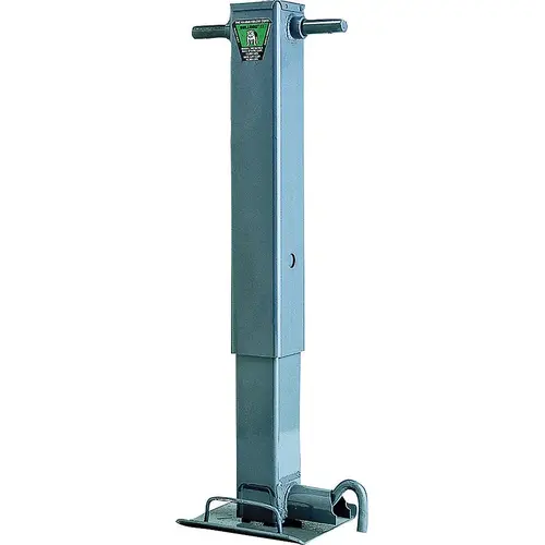 NH Trailer Jack, 12,000 lb Lifting, 4 ft 5-1/2 in Max Lift H, 53-1/2 in OAH, Steel Gray NH Trailer Jack, 12,000 lb Lifting, 4 ft 5-1/2 in Max Lift H, 53-1/2 in OAH, Steel Gray