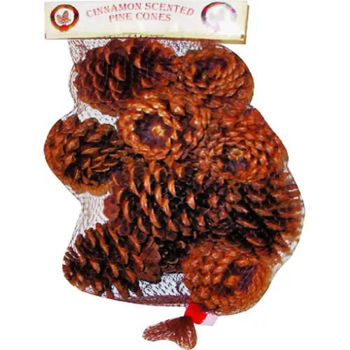 Christmas Specialty Decoration, Scented Pine Cone, Natural Wood/Cinnamon Oil, Brown - pack of 20 Christmas Specialty Decoration, Scented Pine Cone, Natural Wood/Cinnamon Oil, Brown - pack of 20