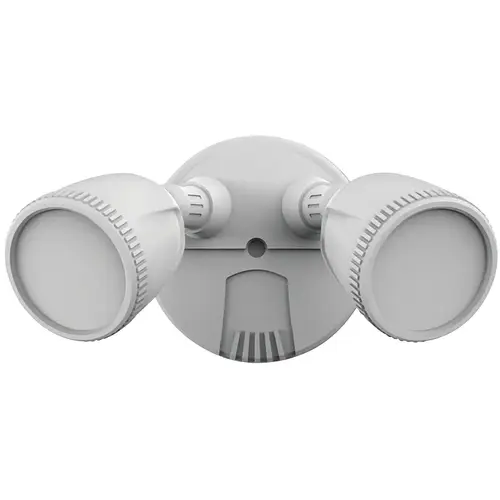 O-G1200S-PW Security Light, 110/240 V, 15 W, 2-Lamp, LED Lamp, Daylight Light, 1200 Lumens, 5000 K Color Temp